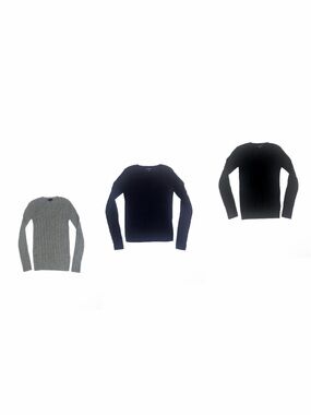 Bundle of 3 Express Cable Knit Long Sleeve  Cashmere Sweaters, size small